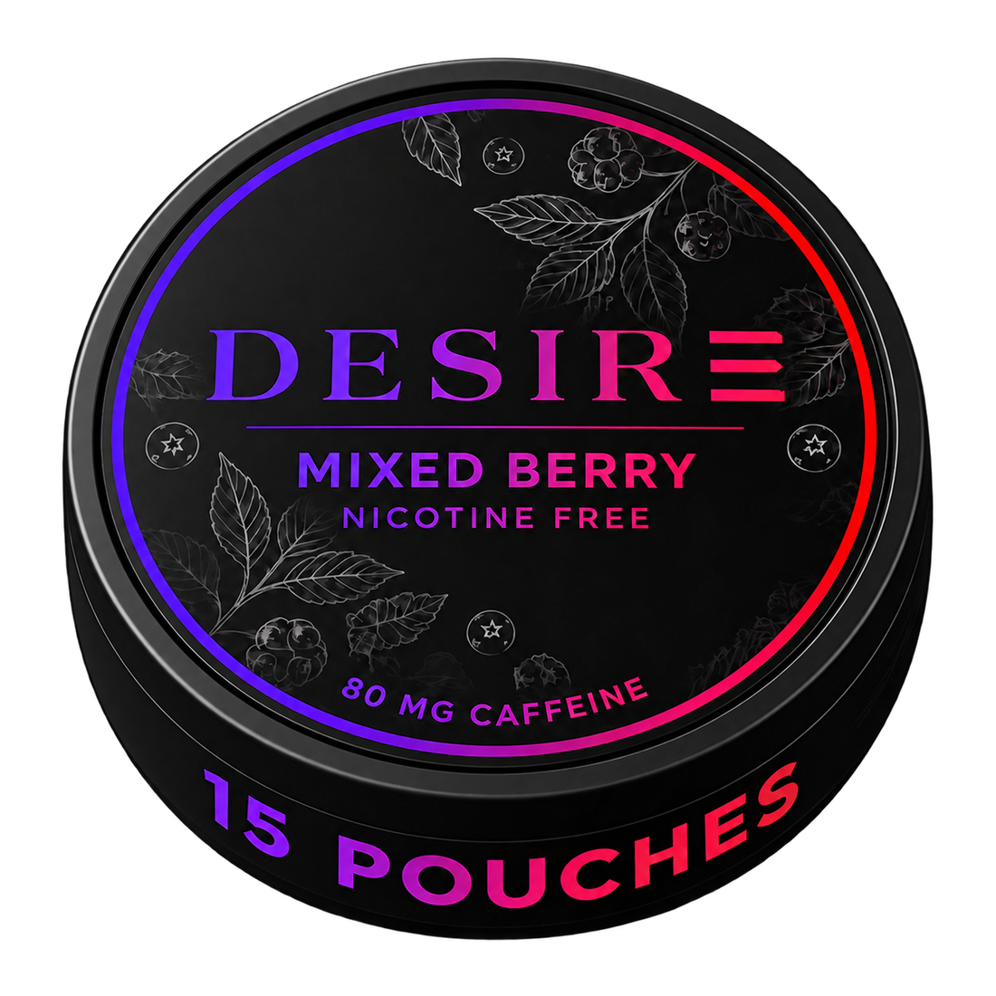 DESIRE Mixed Berry energy pouch tin